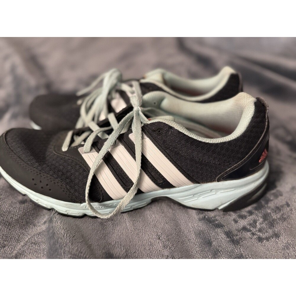 ADIDAS Run Smart Madison Women’s Gray/White/Green Sneakers Size 9